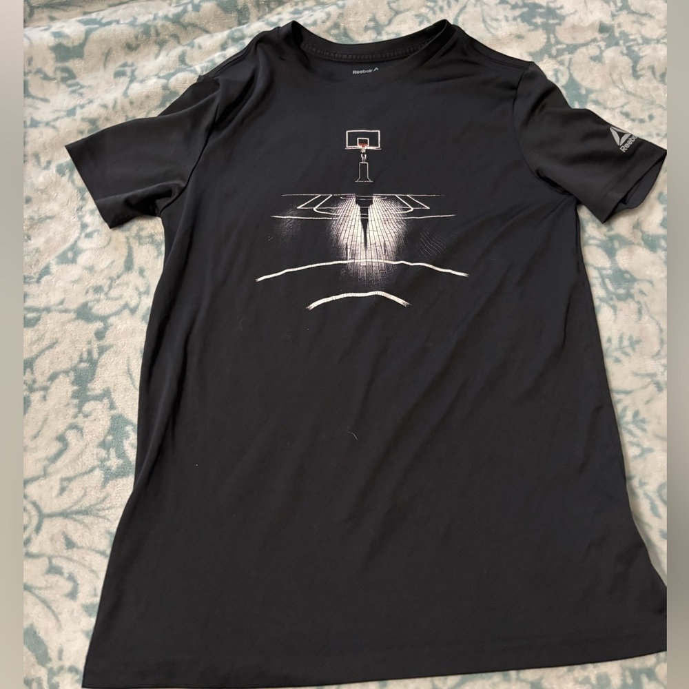 Reebok Black Graphic Boy's T-Shirt